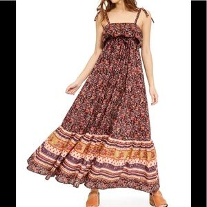 FREE PEOPLE WOMEN'S TANGIER BABYDOLL MIDI DRESS